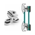 thumbnail image 3 of Double Shower Door Wheels, Zinc Alloy, 23mm Dia., Smooth Sliding Performance Premium 4-Pack, 3 of 5