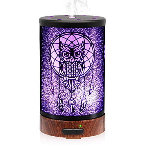 Metal Ultrasonic Aromatherapy Diffusers 500ml Cool Mist Humidifier Auto Off 