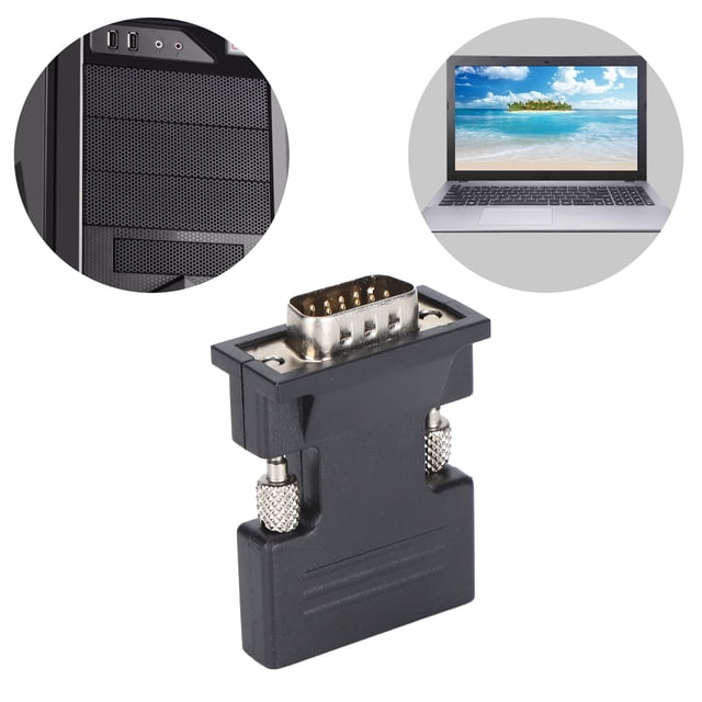 HD Multimedia Interface To VGA Adapter, HD Multimedia Interface Converter Enjoy 1080P HD Compatibility Plug and Play Portable for Anywhere