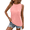 Pink, variant on Crew Neck Tank Top Women 2025 Summer Loose Fit Tunic Tops Dressy Tanks Basic Sleeveless Shirt