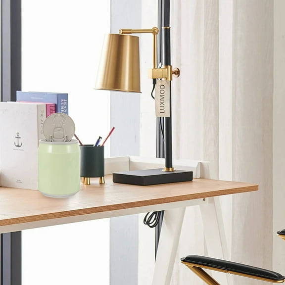 PAMINGONO Desktop Waste Container Green Plastic 1Pcs