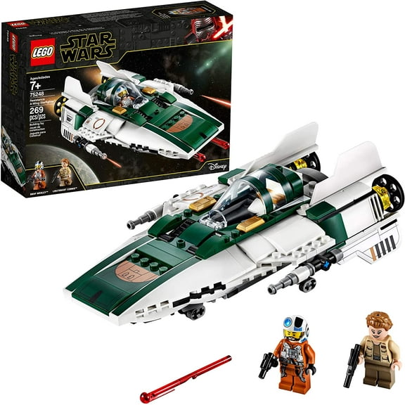LEGO Star Wars: The Rise of Skywalker Resistance A Wing Starfighter 75248 Advanced Collectible Starship Model Building Kit (269 Pieces)