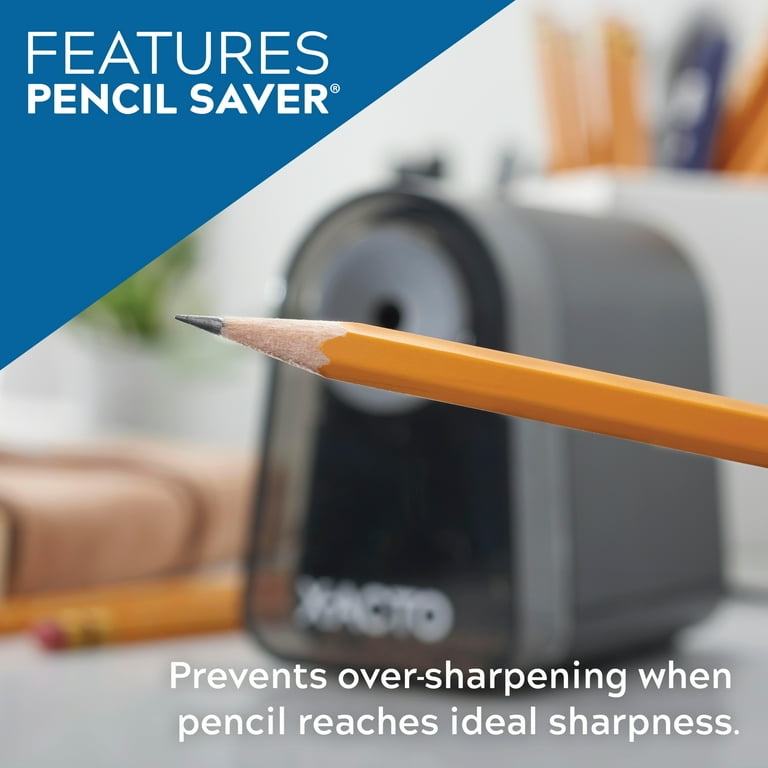 Electric Pencil Sharpener, Auto & Safety Features Electric Pencil