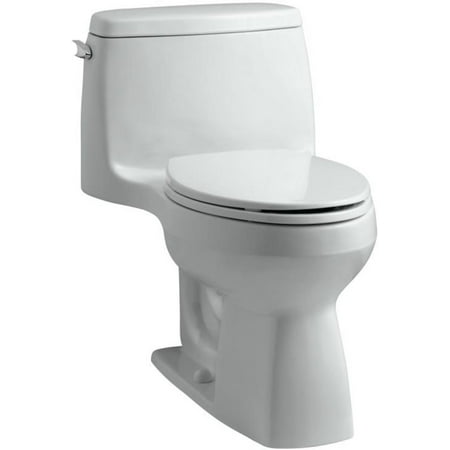 Kohler K-3810 Santa Rosa 1.28 Gpf One-Piece Elongated Comfort Height Toilet - Grey