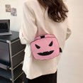 thumbnail image 1 of Bolso de hombro diario de Halloween, Bolso de mensajero creativo con colgante de murciélago, Bolso de moda, 1 of 8