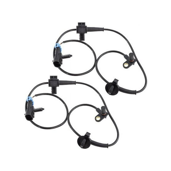 Rear ABS Wheel Speed Sensor Set 2 Piece - Compatible with 2007 - 2013 Chevy Avalanche 2008 2009 2010 2011 2012