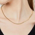 thumbnail image 2 of Women's Beads chain Necklace Simple And Exquisite, Versatile, Suitable For Daily Commuting Or Party Dates, Holiday Gifts, Thanksgiving Gifts, Girlfriends Gold Plated, 2 of 5