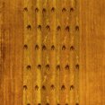 thumbnail image 1 of Ahgly Company Machine Washable Indoor Square Abstract Yellow Modern Area Rugs, 8' Square, 1 of 4