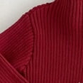 thumbnail image 5 of Fjofpr Baby Boy Clothes Clearance Under $10 Children's Men And Women Long Sleeves Round Neck High Collar Strip Stretch Slim Versatile Knitted Sweater Bottoming Shirt, 5 of 5