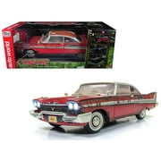 Autoworld AWSS119 1958 Plymouth Fury Christine Dirty with Rusted Version 1 by 18 Diecast Model Car