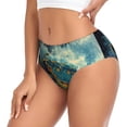 thumbnail image 2 of Balery Surfing Turtle Ropa Interior de Algodón para Mujer con Dibujo – Braguitas Cómodas y Elásticas, Estilo Clásico-Medium, 2 of 6