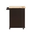 thumbnail image 3 of ACME Zina Kitchen Cart in Natural & Wenge, 3 of 7