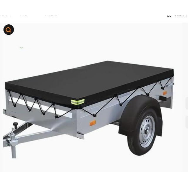 Cubierta para remolque utilitario: cubierta para caja de camioneta para volquete - Parasol resistente para triciclo - Protector plegable de tela Oxford