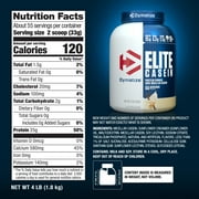 Dymatize Elite 100% Micellar Casein Powder, 25g Protein, Smooth Vanilla, 4 lb