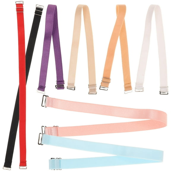 OULII 8Pcs Elastic Adjustable Bra Straps Replacement with Anti Skid Feature