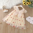 thumbnail image 2 of Otqutp A&nbsp;Line Dress for Toddler Flower Girls Fly Sleeve Butterfly Fruits Embroidery Tulle Dress Dance Party Princess Dresses, 2 of 9
