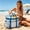 Blue, variant on PVC Striped Beach Tote Bag, Waterproof Large Capacity Swimming Handbag, Pool Gym Travel Storage for Beach Swimming Pool Gym Camping, Blue