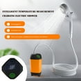 Yguping Electric Shower Pump Portable Hiking Camping Shower 4800mAh