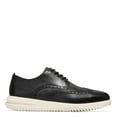 thumbnail image 2 of Cole Haan Grand+ Wingtip Men's Leather Oxford Shoes Color: Black Ivory Size: 10, 2 of 6