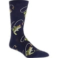 thumbnail image 2 of Sockguy 273093 6 in. Fish on Wool Crew Socks, Navy - Large & Extra Large, 2 of 2