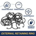 thumbnail image 3 of Uxcell Internal Retaining Rings, C-Clip Snap Ring Internal Retaining Circlip Snap for Automotive Grooved 32 mm, 3 of 7