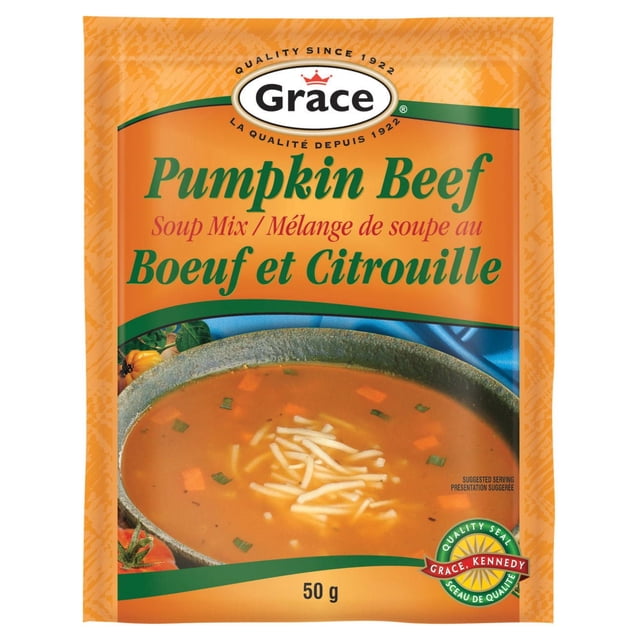 Grace Pumpkin Beef Soup, 50g Bag