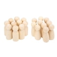 thumbnail image 2 of 20 clavijas de madera de 55 mm para manualidades, pequeñas y atractivas, sin terminar, para adornos., 2 of 14
