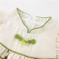 thumbnail image 3 of Ruyang Baby Girl Ruffle Sleeve Romper New Born Girls Bodysuit Vintage Princess Jumpsuit Flower Girls Summer Clothes, 3 of 7