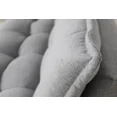 thumbnail image 6 of Light Gray Convertible Sofa Bed, Click Clack Mechanism Futon Sofa Couch, Plush Pillow Top Tufted Sofa, 6 of 6