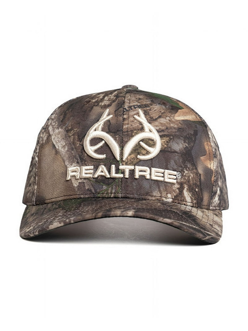 Realtree Embroidered Logo 6 Panel Hat | APX - Walmart.com