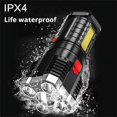 thumbnail image 5 of Lampe de Poche Rechargeable Étanche Lumen Lampe de Poche Zoom Réglable Super IPX4 Adaptée pour Camping Randonnée Urgence, 5 of 5