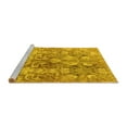 thumbnail image 2 of Ahgly Company Machine Washable Indoor Rectangle Persian Yellow Traditional Area Rugs, 5' x 8', 2 of 4