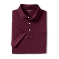 thumbnail image 3 of Lands' End Men's Big Short Sleeve Super Soft Supima Polo Shirt with Pocket, 3 of 3