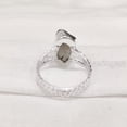 thumbnail image 6 of Natural Smoky Quartz Ring, Rough Quartz Gemstone Ring, Birthstone, 3 Doted Band, 925 Sterling Silver, Womens Ring, Christmas, Thanksgiving, Handmade, Statement Jewelry, Rough Gemstone Jewelry, 6 of 6