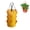 Yellow, variant on Hanging Strawberry Planter Bag for Tomato Vegetables, 6 Pockets, Heavy-Duty PE Plastic