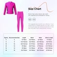 thumbnail image 7 of Zaldita Modest Full Body 2 Pcs Swimsuit for Big Girls Floral Upf 50+ Top with Leggings Rashguard Sets Black 12, 7 of 7