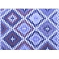 thumbnail image 1 of Ahgly Company Indoor Rectangle Abstract Blue Contemporary Area Rugs, 5' x 8', 1 of 4
