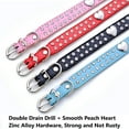 thumbnail image 2 of Collar Adjustable Leather Collar Fashion Shiny Rhinestone Collar for Small and Medium Dogs, 2 of 7