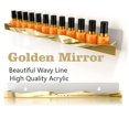 thumbnail image 3 of Organizador de esmaltes de uñas de pared YMVV Gold 38 cm, 3 of 5