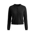 thumbnail image 3 of ClodeEU Women's Round Neck Button Front Knit Cardigan,Casual Long Sleeve Slim Fit Knit Outerwear ,Women's S-XXL, 3 of 7
