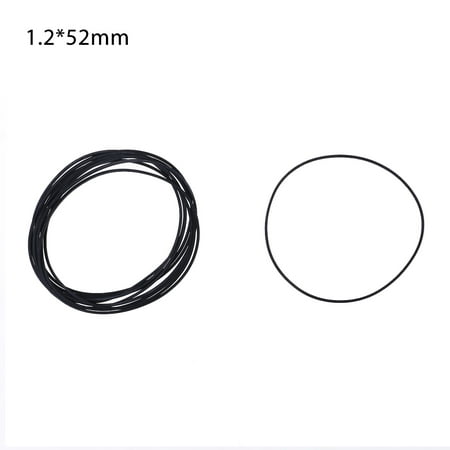 

1.2mm Replacement Turntable Belt Rubber Flat Drive Belt for Record Player