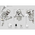 thumbnail image 3 of Janrevotw  Halloween Window Stickers Skulls Ghosts Bats Halloween Decorations Glass Walls Halloween Haunted House Party Supplies, 3 of 6