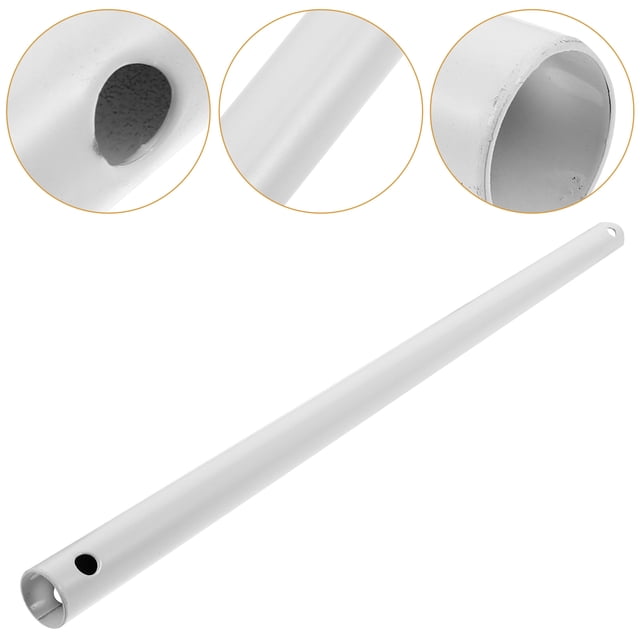 Minkissy Ceiling Fan Extender White Iron with Easy Installation 1Set