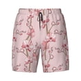 thumbnail image 4 of Lsque Mens Swim Trunks Orchids Flowers Pattern - Bathing Suit Compression Liner - Beach Swim Shorts Swimwear - (S-3XL) - Stretch Quick Dry -XX-Large, 4 of 9