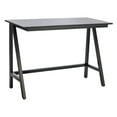 thumbnail image 3 of SAFAVIEH Redding Solid Classic Modern Writing Desk, Black, 3 of 11