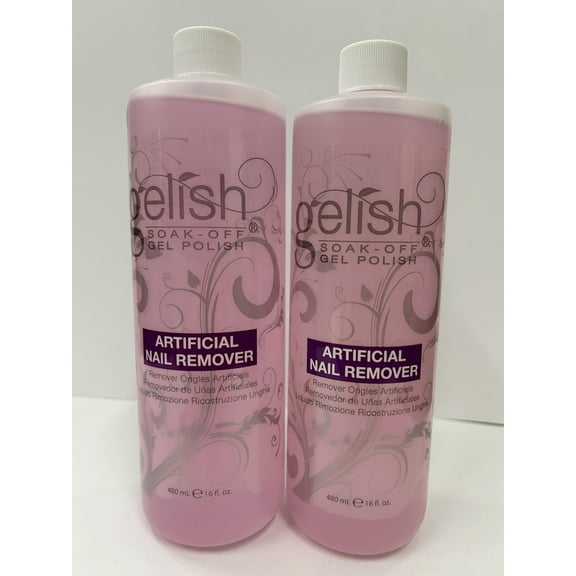 Gelish Gentle Touch Artificial Nail Remover 16 oz / 480ml x 2