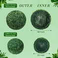 thumbnail image 6 of Artificial Boxwood Topiary Ball Plants, Hanging Plants Wedding Party Decor Hotel Front Porch Topiary Indoor Outdoor, 6 of 7