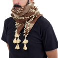 thumbnail image 1 of Turbante Shemagh Chalina Unisex Algodón Marrón - Naisha NAISHA SHNSH, 1 of 4