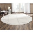 thumbnail image 2 of Safavieh Amherst Collection AMT421E Beige and Light Grey Indoor,  Outdoor Round Area Rug (5' Diameter), 2 of 2