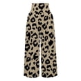 thumbnail image 3 of WILLBEST Pantalones Casuales para Mujer: Pantalones Palazzo de Cintura Alta y Pierna Ancha para Playa y Uso Diario con Prácticos Bolsillos. Mediana, 3 of 3